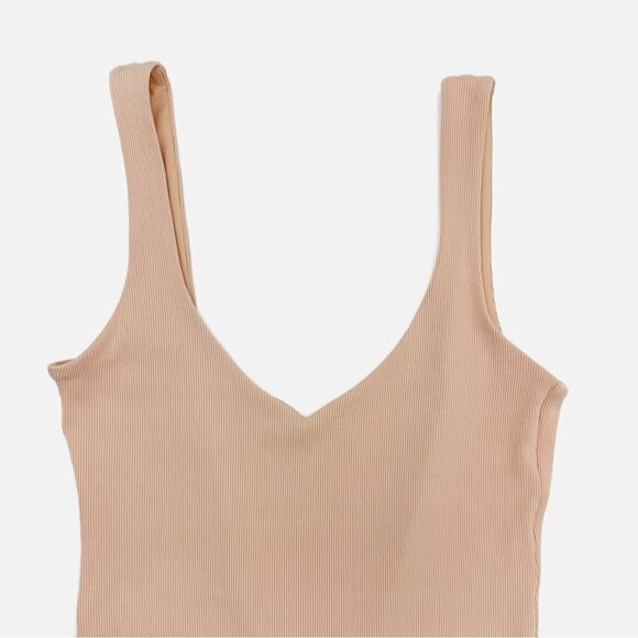 L Space Arizona Ribbed One Piece Swimsuit Desert Rose Size 8 - Picture 10 of 15